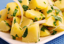 Kalorisi Az Diyet Patates Salatası Nasıl Yapılır