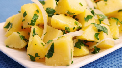 Kalorisi Az Diyet Patates Salatası Nasıl Yapılır